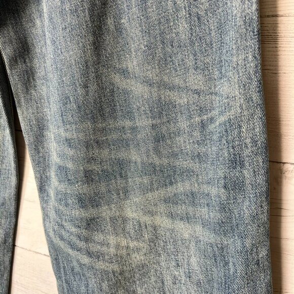 Sandrine Rose Jeans Womens Size 25 Floral Embroidered Wide Leg 100% Cotton - Picture 15 of 16